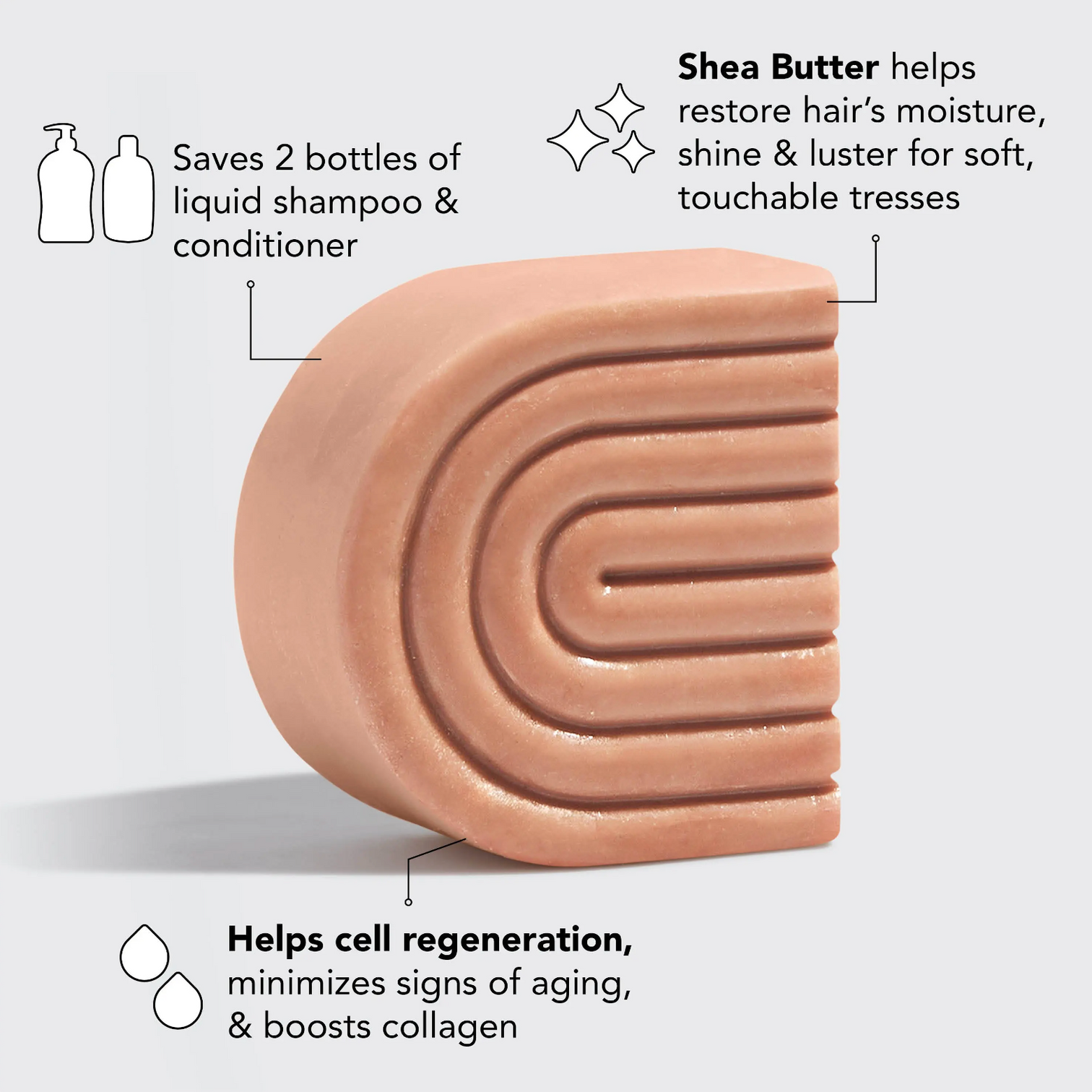 Kitsch Shea Butter Nourishing Conditioner Bar - Life Before Plastic